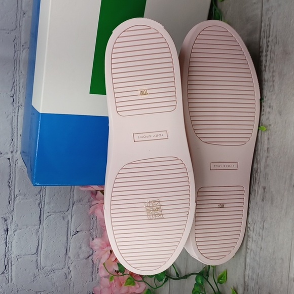 Tory Burch Sport Ruffle Sneaker Cotton Pink NIB - Picture 5 of 11